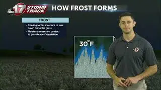 How frost can form with temperatures above freezing