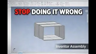 Autodesk Inventor 2025-2026 | 3D Modeling Tutorials - Lesson 3