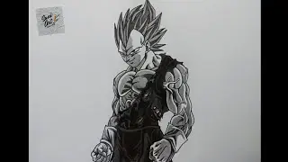 Drawing ULTRA EGO VEGETA [DBS] || Anime drawing || Speed drawing