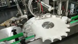 Face Cream Filling and Capping Machine,Automatic Jar Filler Capper