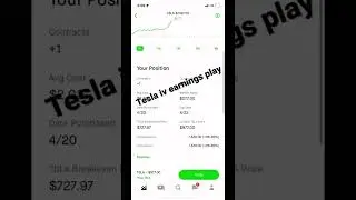 How to play Tesla earnings #stonks #gains