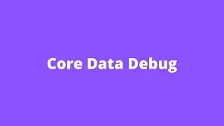 Core Data Debug Flags and SQLite