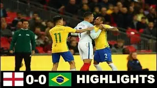 England vs Brazil 0-0 - Extended  Highlights - Friendly 14/11/2017
