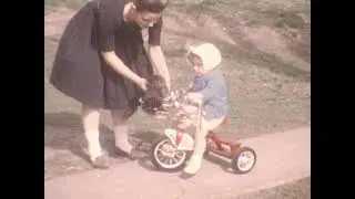 Graveside flowers + a new trike for Easter 1965
