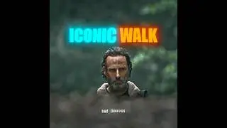 Rick Grimes and his iconic walk / The Walking Dead #shorts