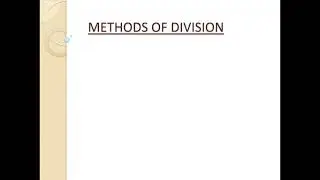 division by grouping