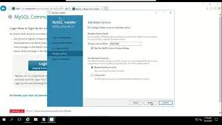 Install MySQL - Windows Server 2016