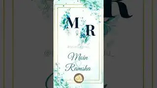 Moin 💕 Ramsha Couple's Name Status | Fasana_E_Urdu #shorts