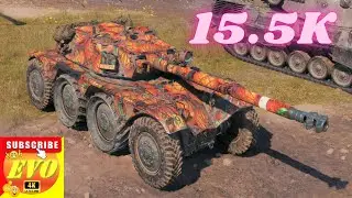 Panhard EBR 105 - 15.5K Spot Damage World of Tanks,WoT tank battle