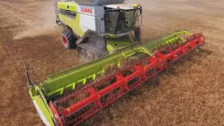 3 New Claas Lexion 8800TT Combines being delivered to their new home