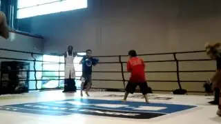 Sparring at Tapout Gym