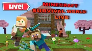 🥳SANVI IS LIVE🌹 MINECRAFT SURVIVAL WORLD LIVE &hearts;️🫂 AFTER LONG TIME🐥