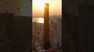 Drone Brooklyn Tower, Downtown Brooklyn