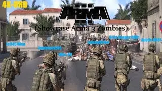 Arma 3 (4K-UHD) PC (EXILE & Ryan Zombies Mods) Vid#1 (Showcase Arma 3 Zombies)