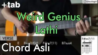 (Chord Asli) Lathi - Weird Genius ft.Sara Fajira