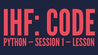 Intro to Python — Lesson 1