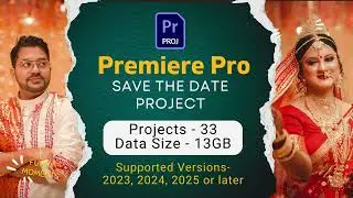 Adobe Premiere Pro Cinematic Wedding Invitation Pack 01| Quick Download | #WeddingProjects