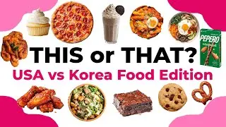 USA vs Korea: What Would YOU Choose? 🍔🆚🍜 | THIS or THAT challenge
