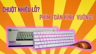 Cooler Master SK621 , MM711 | Chuột to&agrave;n lỗ, ph&iacute;m to&agrave;n h&igrave;nh vu&ocirc;ng