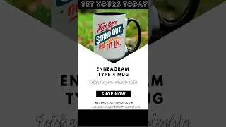 Enneagram Type 4 Mug &ndash; Unique Self-Discovery Gift for Creative Souls