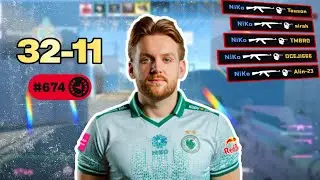 🔥 NIKO 32-11 POV: FACEIT DESTRUCTION w/TeSeS vs Tauson (Nuke) | 3731 ELO