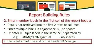 Report Building: Member Labels