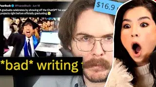 Caroline REACTS to A.I. slop and the epidemic of Bad writing | Man Carrying Thing
