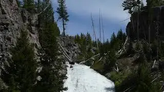 Wraith Falls, Yellowstone National Park, Wyoming