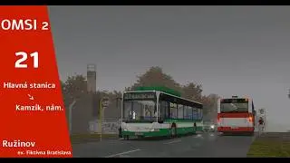 Letsplay 370 | OMSI 2 | Bylo, nebude | linka 21 na mapě Fiktívna Bratislava resp. Ružinov