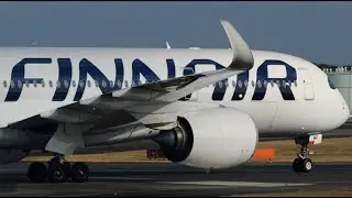 Finnair Airbus A350-900 OH-LWP Landing at NRT 34R