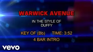 Duffy - Warwick Avenue (Karaoke)
