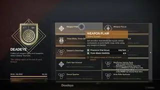 Gilding Deadeye seal in Destiny 2