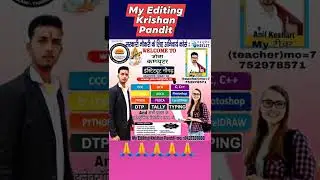 Editing by my ccc Student Krishna Pandit