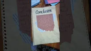 Project ideas 💡 conclusion project work aesthetic project file vintage paper #projectideas