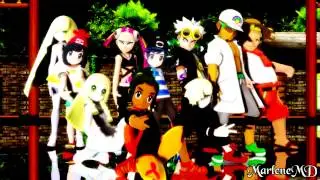 [MMD][Pokemon Sun&Moon] One, two, three !