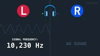 Left Right Audio Test | 30 Seconds Frequency Sweep