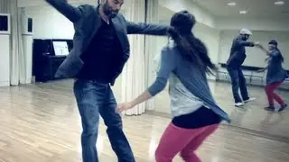 Classe de Lindy-Hop (repàs del trimestre amb la Sonia i l'Héctor)