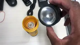 How to Put D Batteries in an Energizer Industrial Flash Light