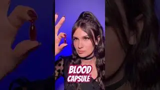 Капсулы с поддельной кровью на Хэллоуин!