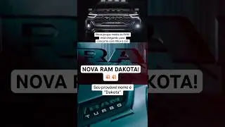 NOVA PICAPE M&Eacute;DIA DA RAM chegando! #carros #pickup #ram #automobile #shortsviral #shortsyoutube