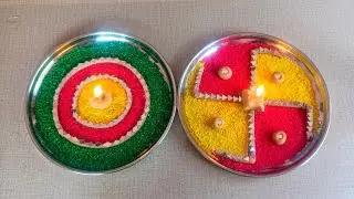 Pooja thali decoration ideas 🪔😍 #diy #thalidecoration #thalidecorationideas #poojathalidecoration 