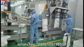 semi automatic bagging machine with double heads filling for 25kg to 50kg pea cassava tapioca starch