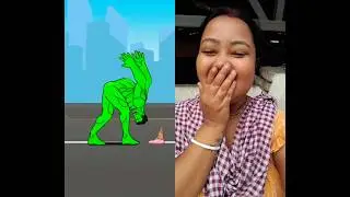 Spider-Man and Hulk funny animation shorts🤣 #spiderman #hulk #cartoon #funny #ai #animation #shorts