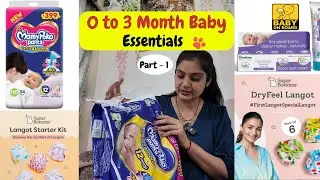 Part 1 | 0&ndash;3 Month Baby Essentials | Must Have Items for Newborn Baby #newborn #babyproducts #yt