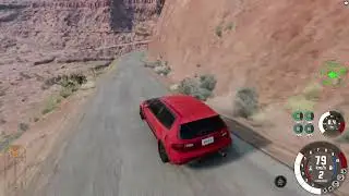 test du mod de la honda civic eg6 Track ( je me crash a la fin)