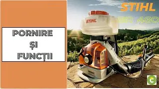 Pornire si functii atomizor STIHL SR 430, SR 450