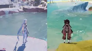 Wuthering Waves☺️ vs Genshin Impact Onsen💀
