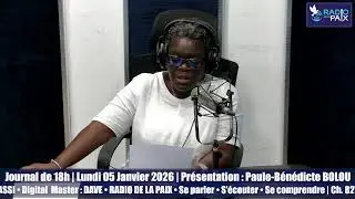 📰 Journal de 18h | Lundi 05 Janvier 2026 | Paule-Bénédicte BOLOU