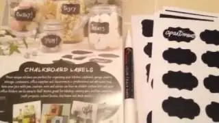 Reusable Chalkboard Labels Bundle Review