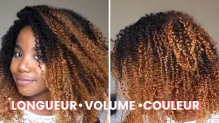 CHEVEUX COLORÉS AVEC LES CLIP-INS GLAM FULL HEAD SET DE HERGIVENHAIR